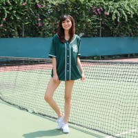 JERSEY BASEBALL - BAJU BASEBALL - KAOS BASEBALL NY hijau list