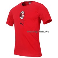 Kaos Promo Baju Combed 30S Distro AC Milan Strip Puma JErsey Futsal