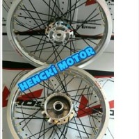 paketan velg v rossi silver lebar 215 185 .17 jari jari black Diskon