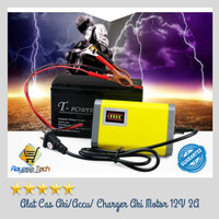 Alat Cas Aki/Accu/ Charger Aki Motor 12V 2A
