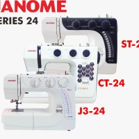 Janome series 24 (st-24 ct2480lx J3-24) mesin jahit portable kwalitas