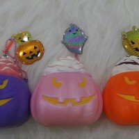 squishy puni maru glow in the dark pumpkin