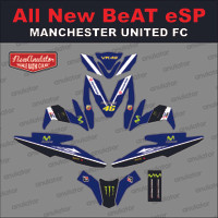 Sticker striping motor stiker Honda All New Beat ESP Movistar SPEC B