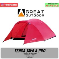 TENDA CAMPING GREAT OUTDOOR CAMP 4 ORANG GT1404