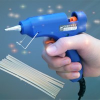 Alat Lem Tembak Glue Gun 20W + 10pcs Lem Bakar Cair/Lem Lilin