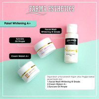 Paket whitening A+ / Farma esthetics / cream pemutih aman