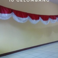 Bendera indonesia background backdrop merah putih karet