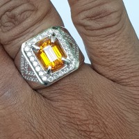 AIGS Certified Prosperity,Heat 3.54 Cts VIVID YELLOW SAPPHIRE Ceylon