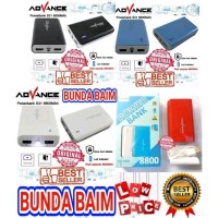 Terbaru Powerbank Advance S31 8800Mah Original Power Bank S31-8800 Mah