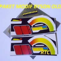 PAKET MODIF WARNA SPEEDOMETER BYSON OLD - DECAL STIKER-POLARIZER-LED