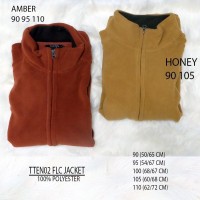Jaket Branded Pria - TOP TEN 02 FLC JACKET AMBER/ HONEY