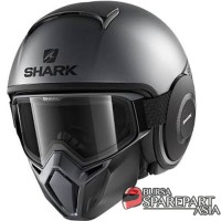 Helm Shark raw Street Dark Silver matt