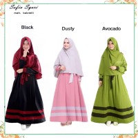 Baju Gamis Syari SOPIA satu Set Hijab
