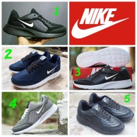 Sepatu Nike Air Max Airmax Running Casual Sport Abu Putih Pria Dewasa
