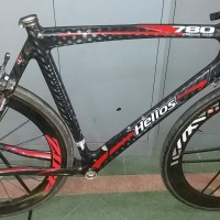 frameset polygon helios 780 full carbon pro team issue