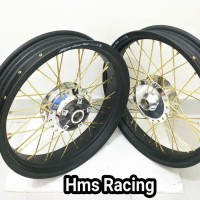Sepaket Velg Rossi Ring 17 Lebar 250 350 17 Buat Motor Vixion NvlNva