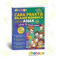 Buku ABACAGA, Cara Praktis Belajar Membaca Untuk ANAK Usia 5-6 th
