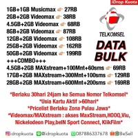 Paket data / kuota internet Telkomsel / Simpati / As