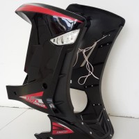 Fairing (Sayap) VARIASI NEW MEGA PRO HITAM | Paling Baru!!