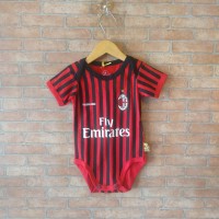 Baju Kaos Bola Bayi Anak Perempuan Laki Lucu I AC MILAN Home