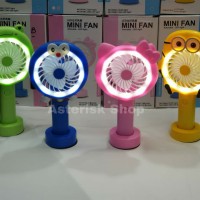 Kipas Angin Tangan Stand Portable Karakter ( Standing Mini Fan)