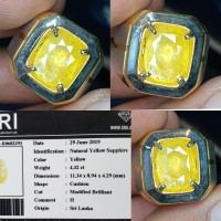 Batu Yellow Sapphire Ceylon Srilanka Memo 4.32 crt