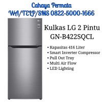 PROMO KULKAS LG 2 PINTU GN-B422SQCL INVERTER LINEAR 416L / 384L