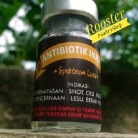 UNIK Antibiotik Injeksi Lovebird Ridwan EP. Obat Burung QRX1