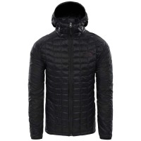 down jaket the north face thermoball sport hoodie black matte