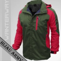 jaket gunung waterproof waterway