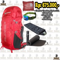 Paket alat gunung carrier consina Alpine 55L