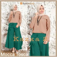 Baju Muslim Wanita Satu Set Kazka Set Bawah Kulot Hijab Berkualitas!!!