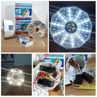 Lampu Emergency Fitting + Remote 24 Led (Smd) Reini Rn-5612e