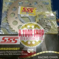 GEAR SSS NINJA 250. SSS 1SETT NINJA 4 TAK. SSS NINJA 250