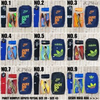 Paket Komplit Sepatu Futsal Lengkap Dengan Tas Dekker Kaoskaki Murah