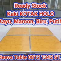 Meja Lipat Bentuk Koper (Portable) Cocok utk Jualan dan Pameran