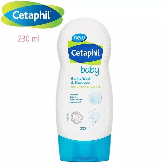 Cetaphil Baby Gentle Wash & Shampoo 230ml Original Sabun Sampo Shampo