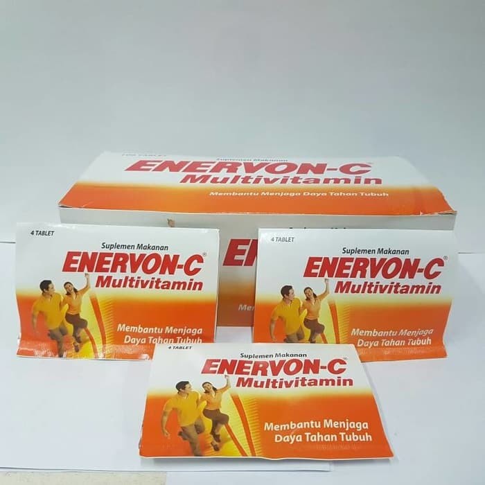 Enervon C Multivitamin 1 Amplop Isi 4 Tablet