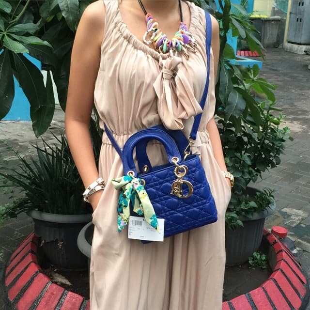 Tas Wanita Lady Dior Super Mini Import Batam Import - Hijau