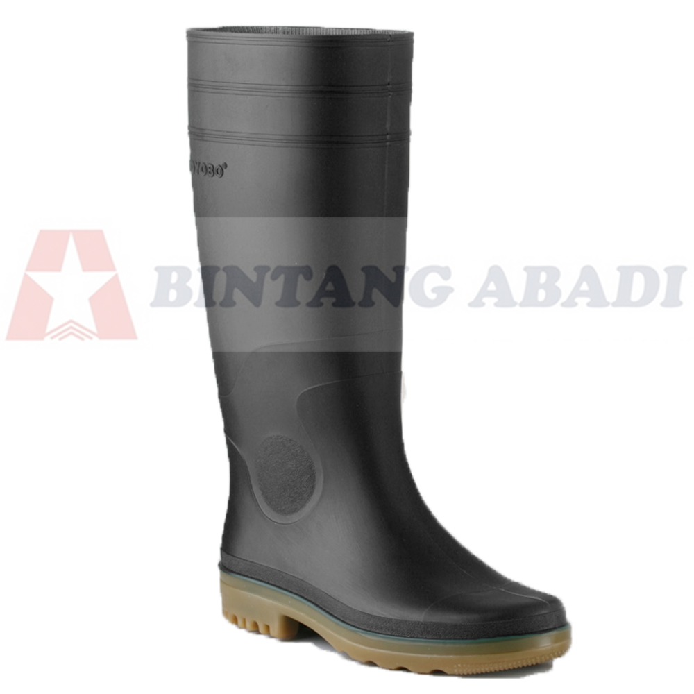 Toyobo Boots 8808 - Sepatu Boot Kerja Karet Hitam Tinggi Panjang