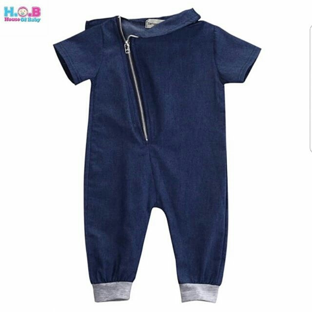 Baju Anak Laki-laki Denim Jumpsuit