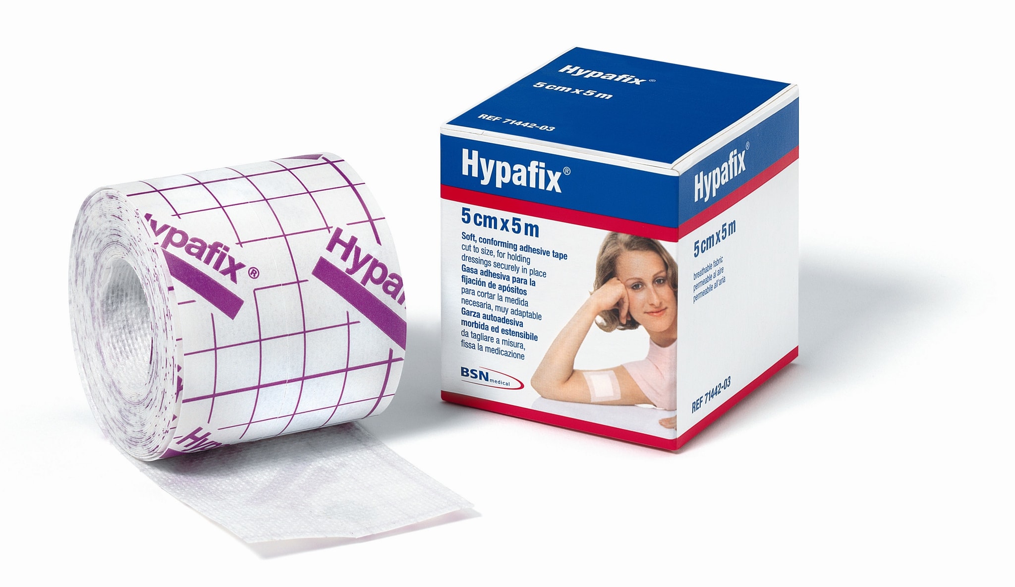 Hypafix 5 Cm X 5 M Adhesive Tape Plester Flexible Untuk Luka