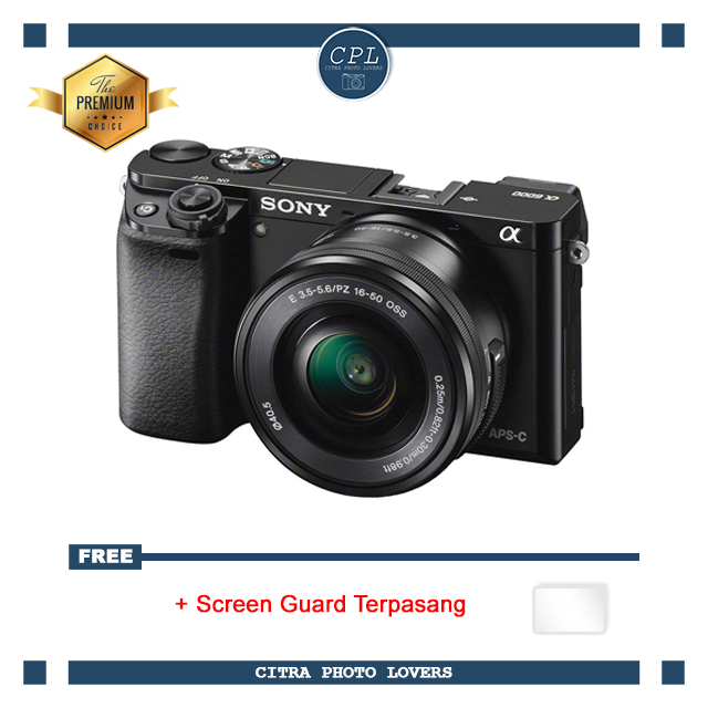 Sony Alpha A6000 Kit 16-50mm Free Screenguard