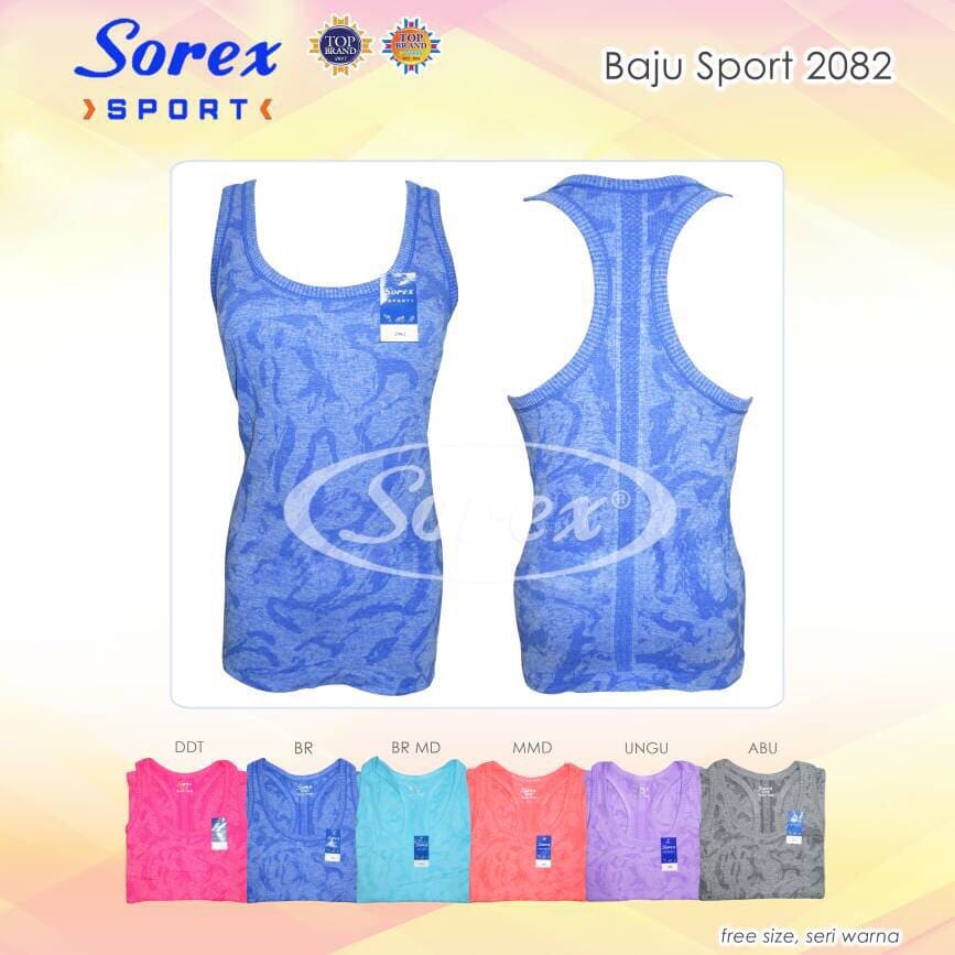 Kaos Senam Baju Olahraga Singlet Sport Sorex 2082