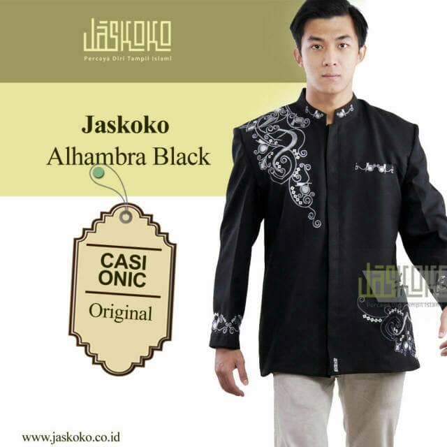 Jaskoko Alhambra Hitam / Jas Pria / Baju Koko Modern / Jasko