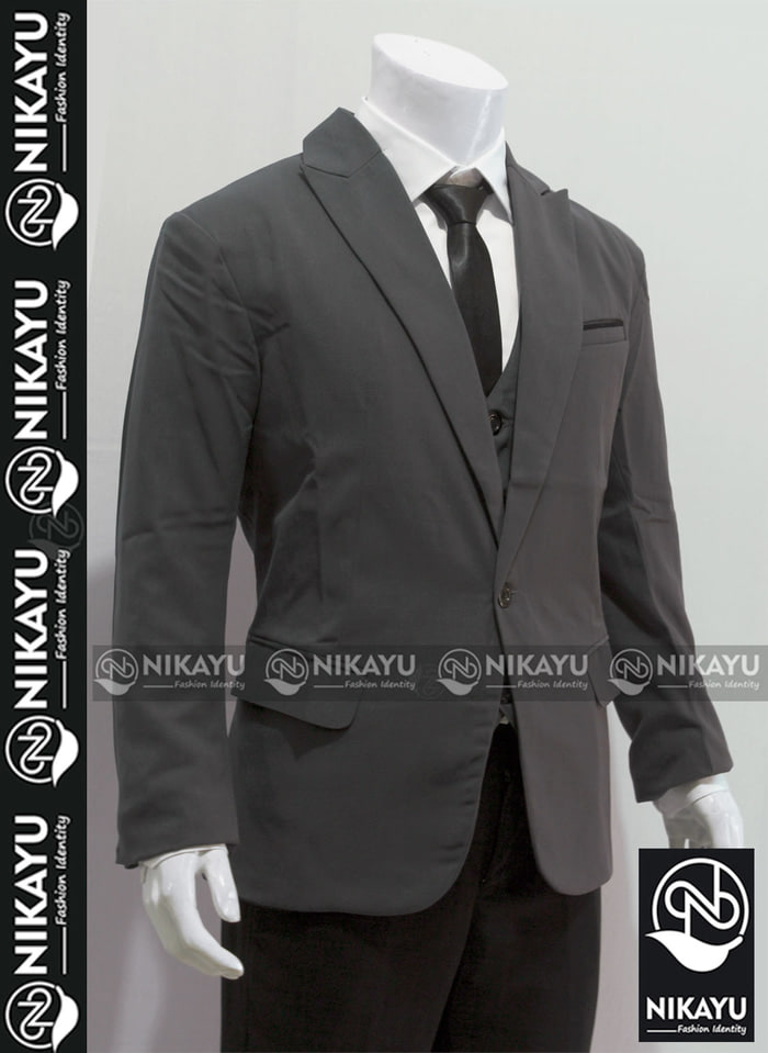 Blazer Pria RAMOS PREMIUM - Jas Pria Slimfit Korea Style semi Wool