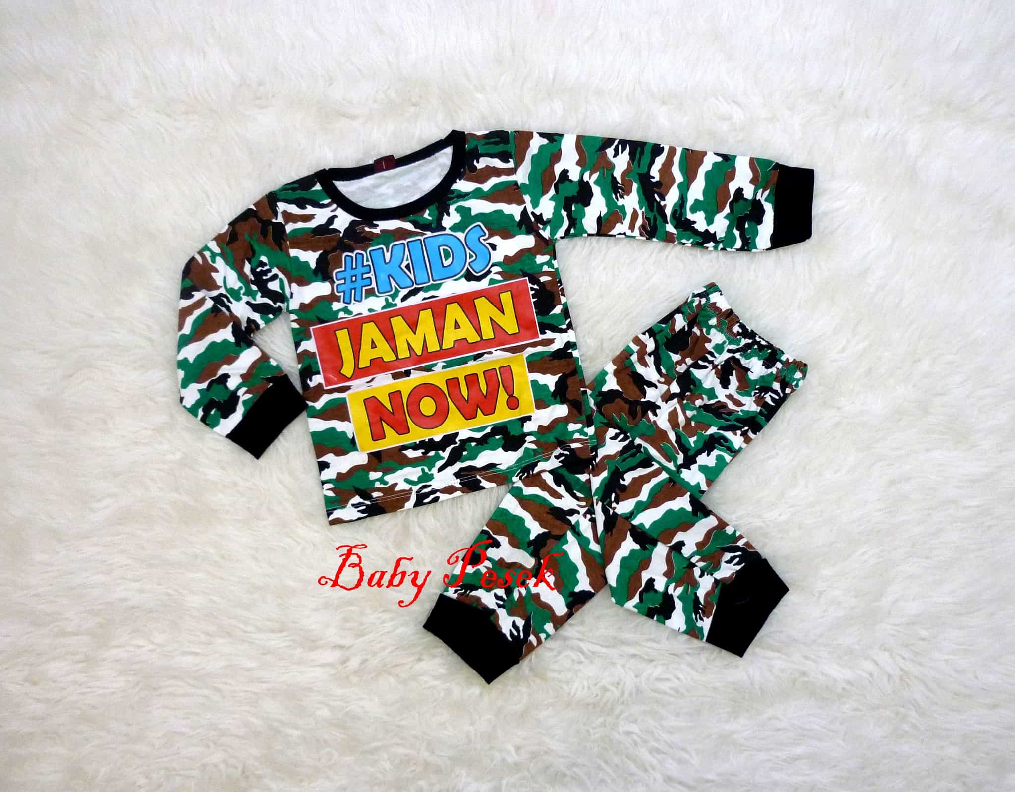 Setelan Baju Army Tentara Anak Bayi Laki-Laki