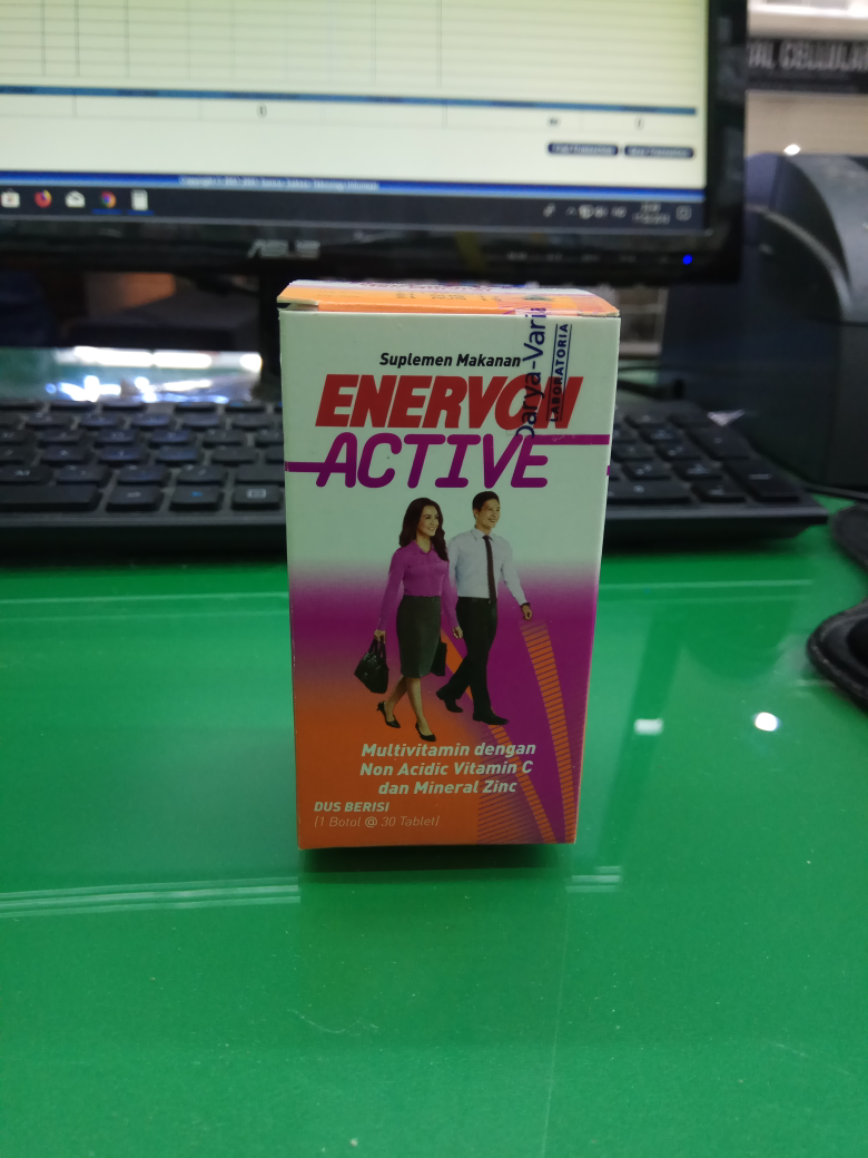 Enervon C Active Suplemen Makanan Isi 30 Tablet