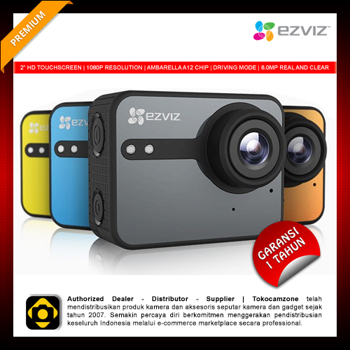 EZVIZ S1C Action Camera Wifi Full HD Touchscreen Super Clear Result
