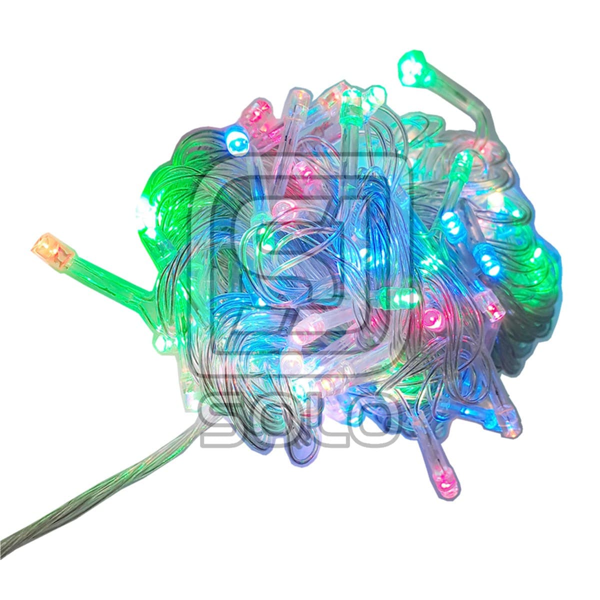 Lampu Natal LED Warna RGB Twinkle Light Hias Pohon Tumble Non Steker